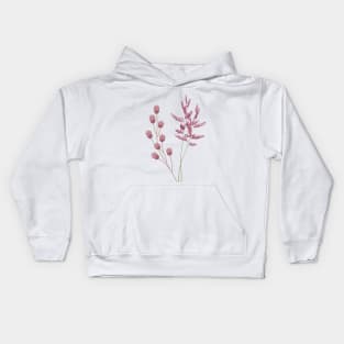 Dried flowers, Lavender flowers Kids Hoodie